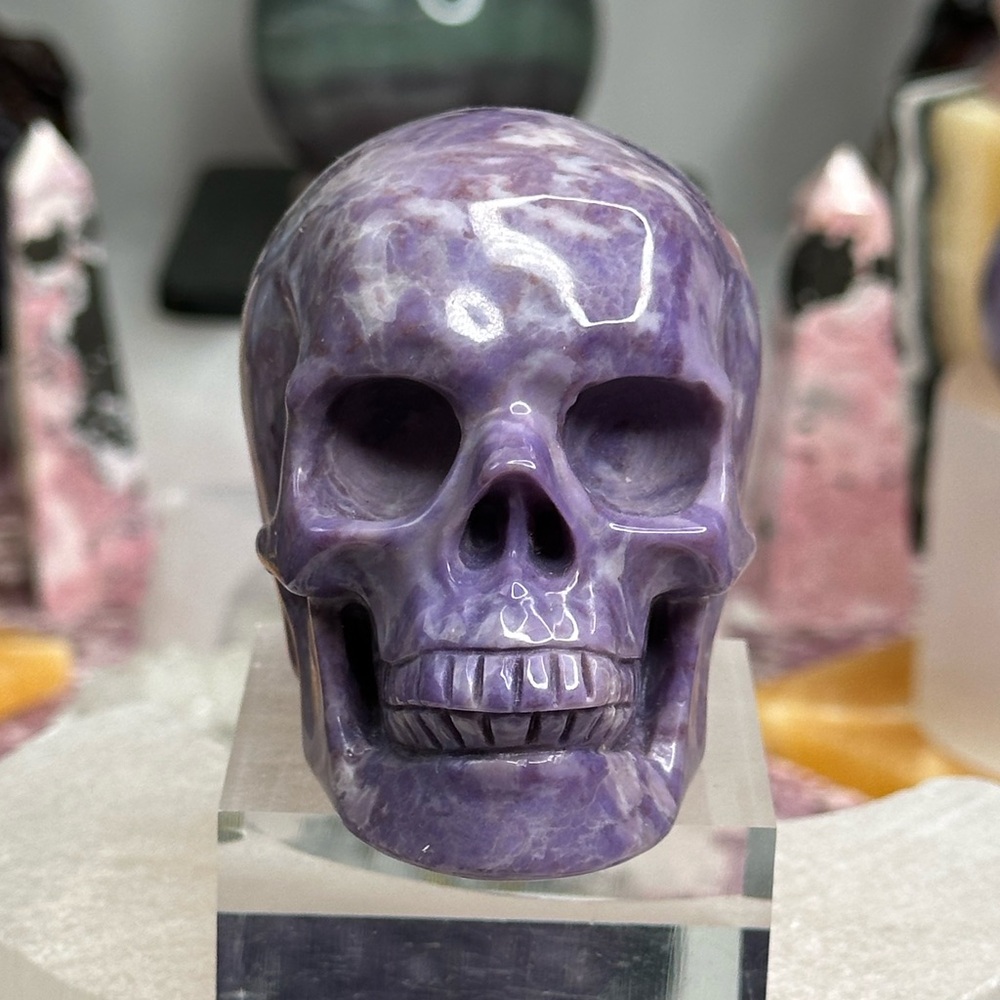 LavenderJade Skull- LJS01 - Picture 2 of 13